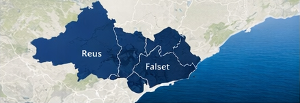 Mapa Reus Falset